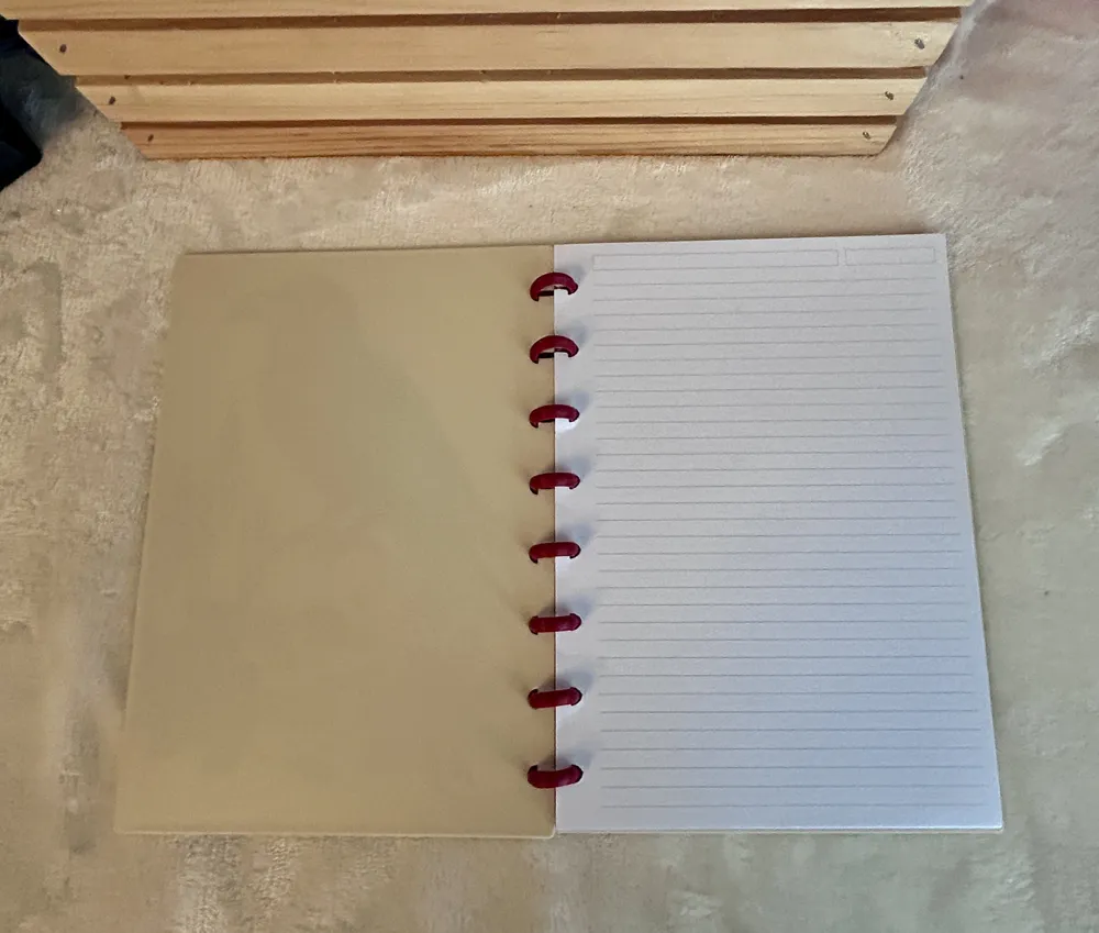 A5 Refillable Discbound Journal, Raven & Skull, photo 4 of 4 - A5 Refillable Discbound Journal, Raven & Skull Household