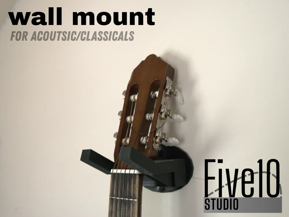 Acoustic/Classical Guitar Wall Mount, photo 4 of 4 - Acoustic/Classical Guitar Wall Mount Hobby & DIY