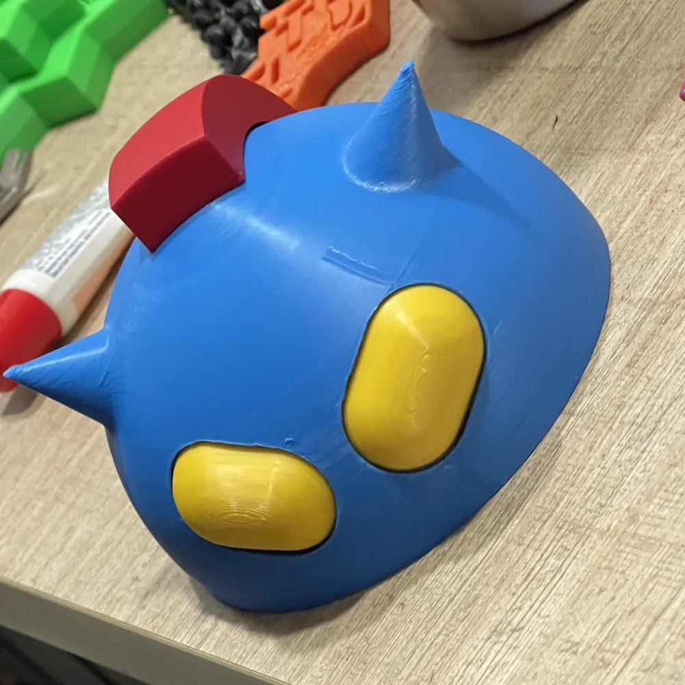 Action Kamen Chibi Helmet from Shinchan, photo 2 of 4 - Action Kamen Chibi Helmet from Shinchan Props & Cosplay