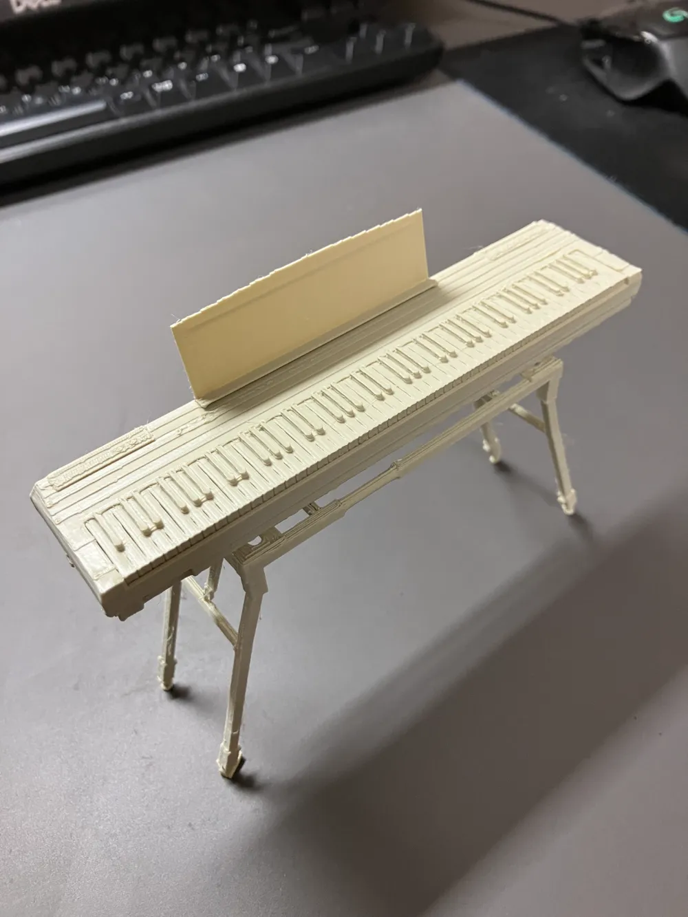 Actual electronic piano and stand, photo 2 of 4 - Music & Keyboard Stands, instrument