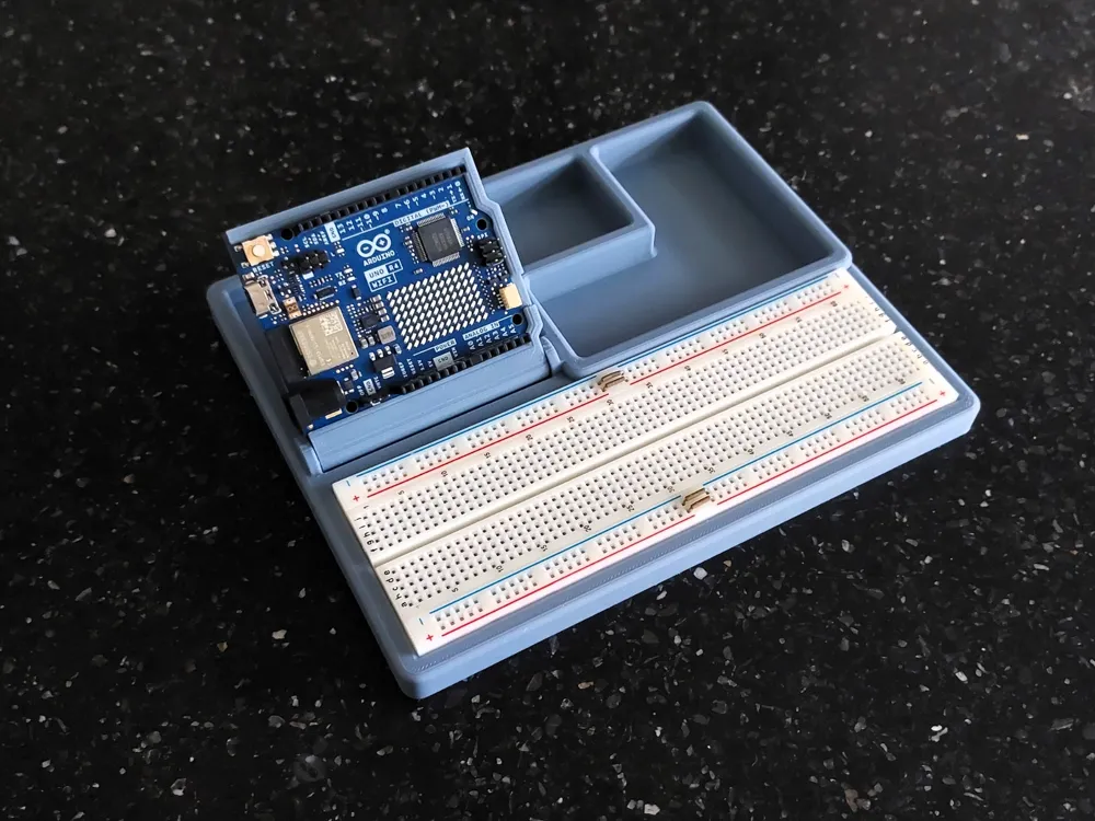 Adjustable Arduino UNO Breadboard Workstation, photo 3 of 4 - Desk Tidies & Caddies, electronics