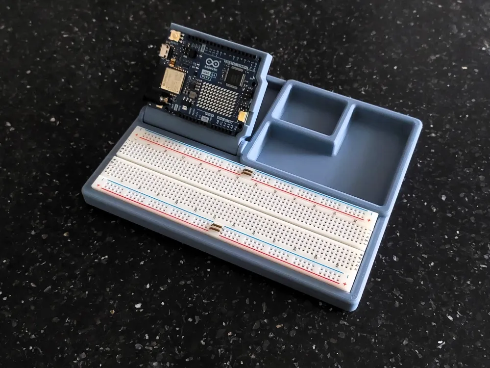 Adjustable Arduino UNO Breadboard Workstation, photo 4 of 4 - Desk Tidies & Caddies, electronics accessories