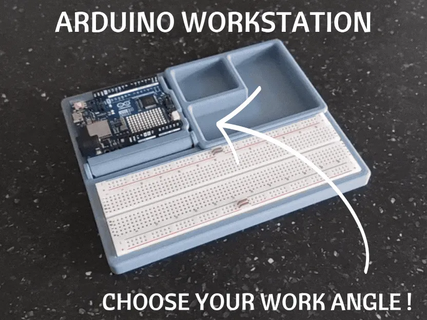 Adjustable Arduino UNO Breadboard Workstation