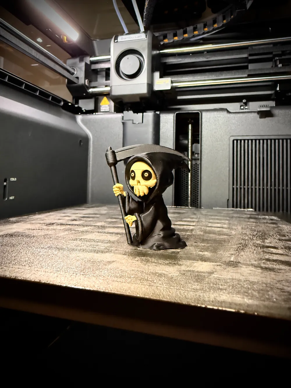 Adorable Baby Grim Reaper Halloween Figurine!, photo 3 of 4 - Adorable Baby Grim Reaper Halloween Figurine! Art