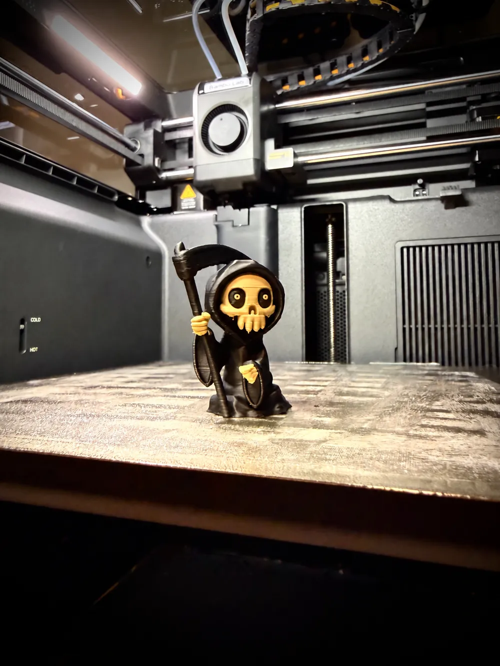 Adorable Baby Grim Reaper Halloween Figurine!, photo 4 of 4 - Adorable Baby Grim Reaper Halloween Figurine! Art
