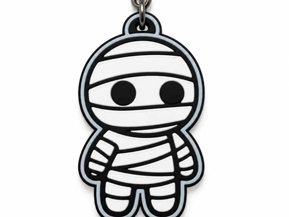 adorable Mummy Keychain, photo 4 of 4 - adorable Mummy Keychain Generative Art