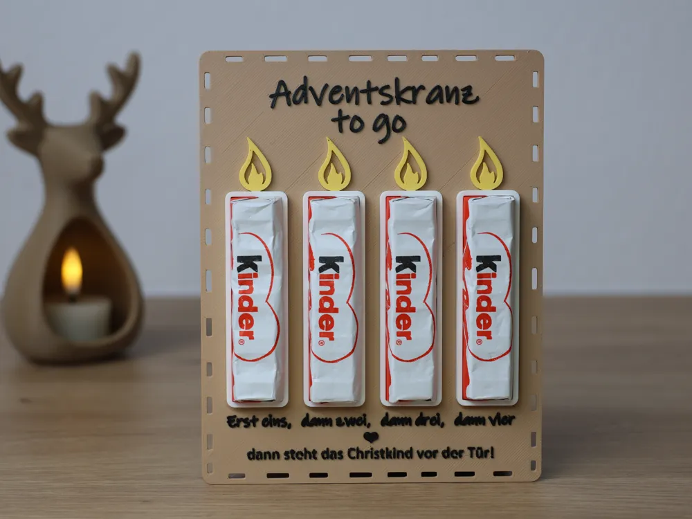 Adventskranz To Go, Halter für Kinder Schokolade - Festivities, in stock in India