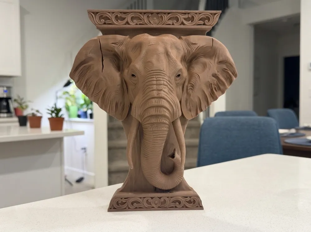 African Elephant - Wall Hanging, photo 2 of 4 - African Elephant - Wall Hanging Home Decor Items