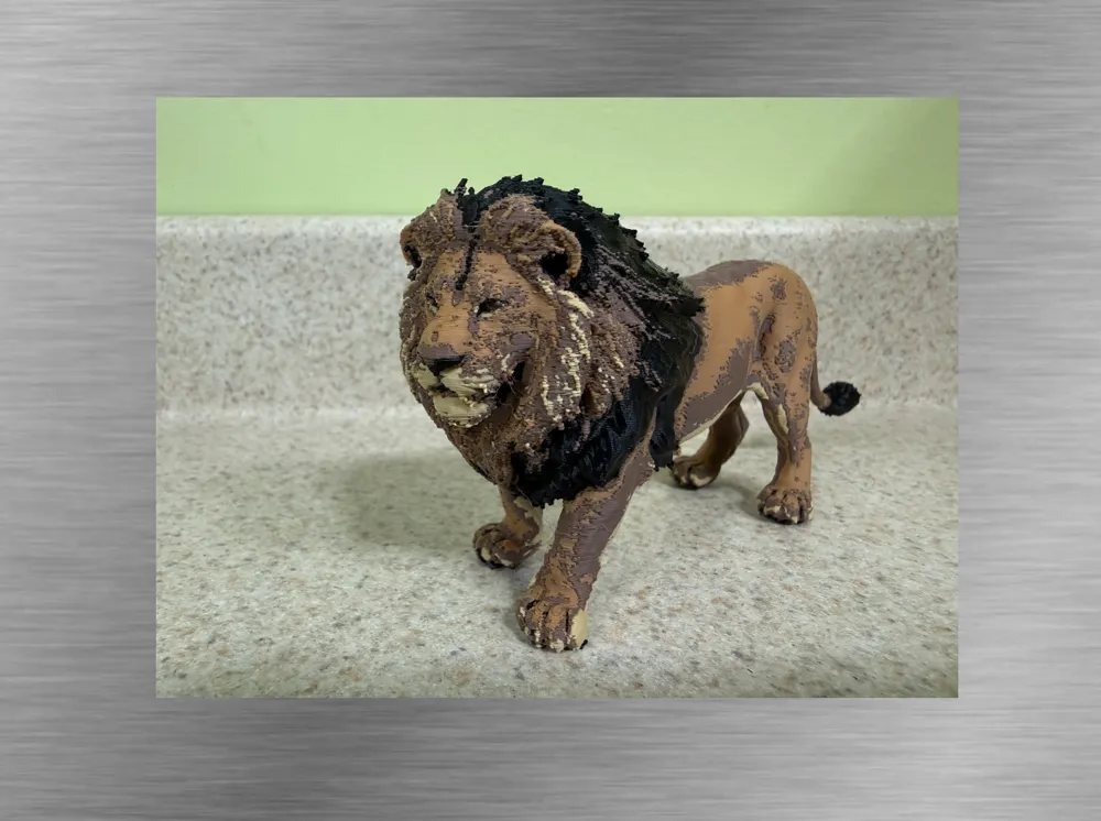 African Lion-Ultra-realistic Figure, photo 2 of 4 - African Lion-Ultra-realistic Figure Miniatures