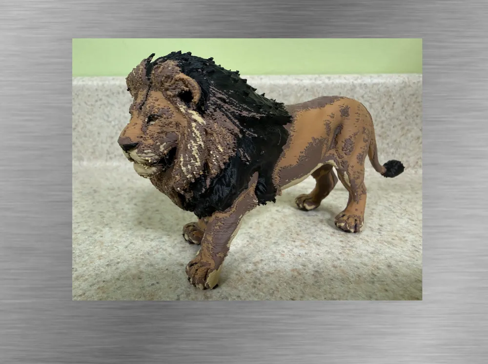 African Lion-Ultra-realistic Figure, photo 3 of 4 - African Lion-Ultra-realistic Figure Miniatures