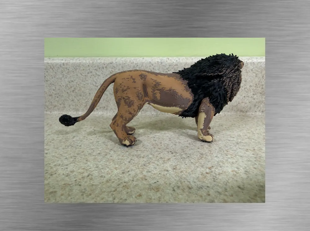 African Lion-Ultra-realistic Figure, photo 4 of 4 - African Lion-Ultra-realistic Figure Miniatures