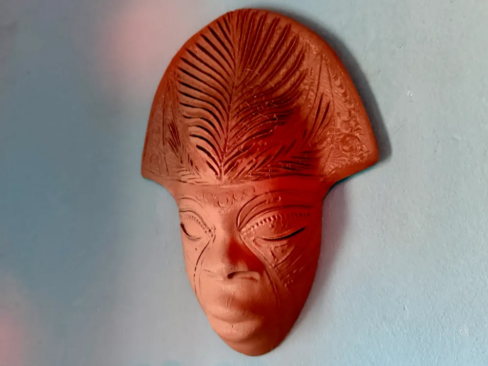 African wall mask - artwork - wallart