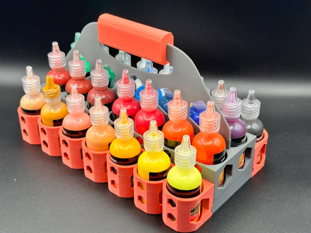 Airbrush Paint Caddy with Drawer