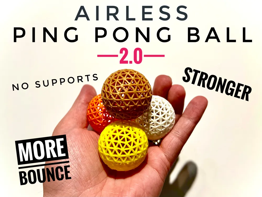 Airless Ping Pong Ball 2.0 - Sport & Outdoors, in stock in India