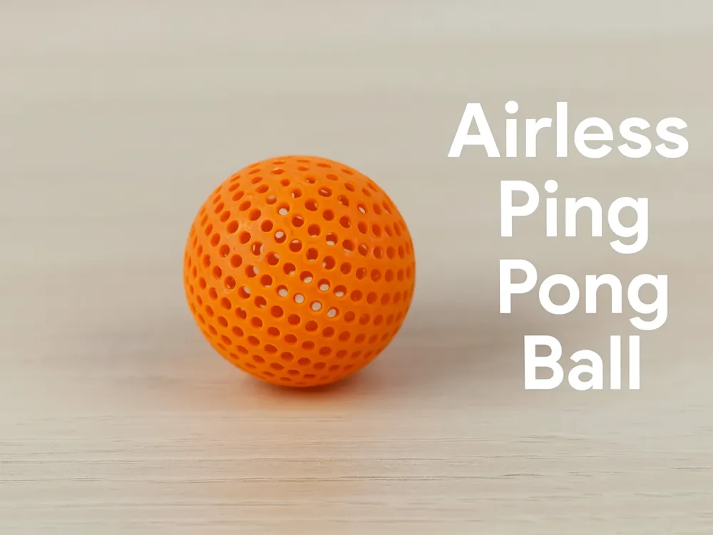 Airless Ping Pong Ball - Tennis, Badminton & Pickleball, in stock
