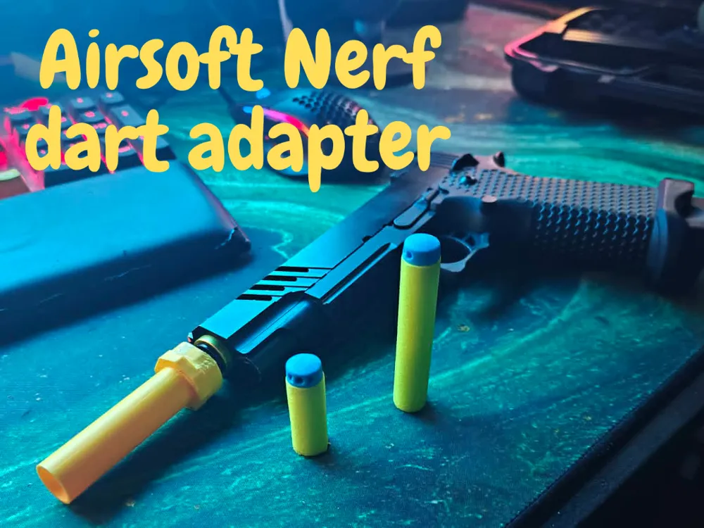 Airsoft Nerf Dart Adapter 14mm, photo 3 of 4 - Airsoft Nerf Dart Adapter 14mm Tools