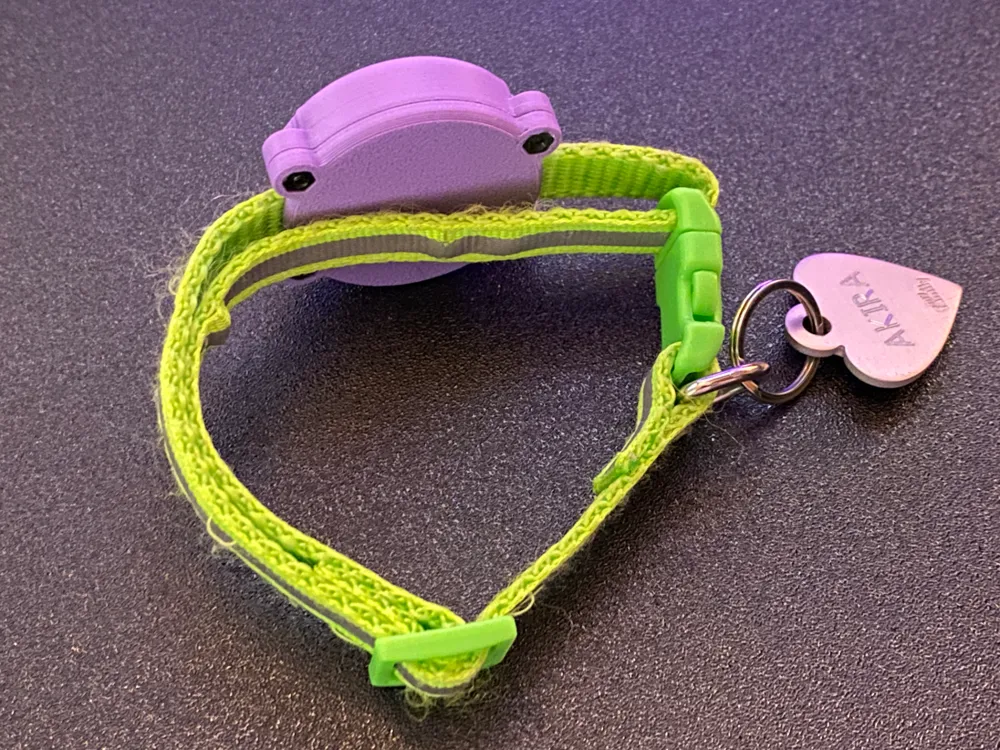 AirTag Adventure Tracker Collar for cats and dogs, photo 2 of 4 - Cat Grooming & Collars, shell