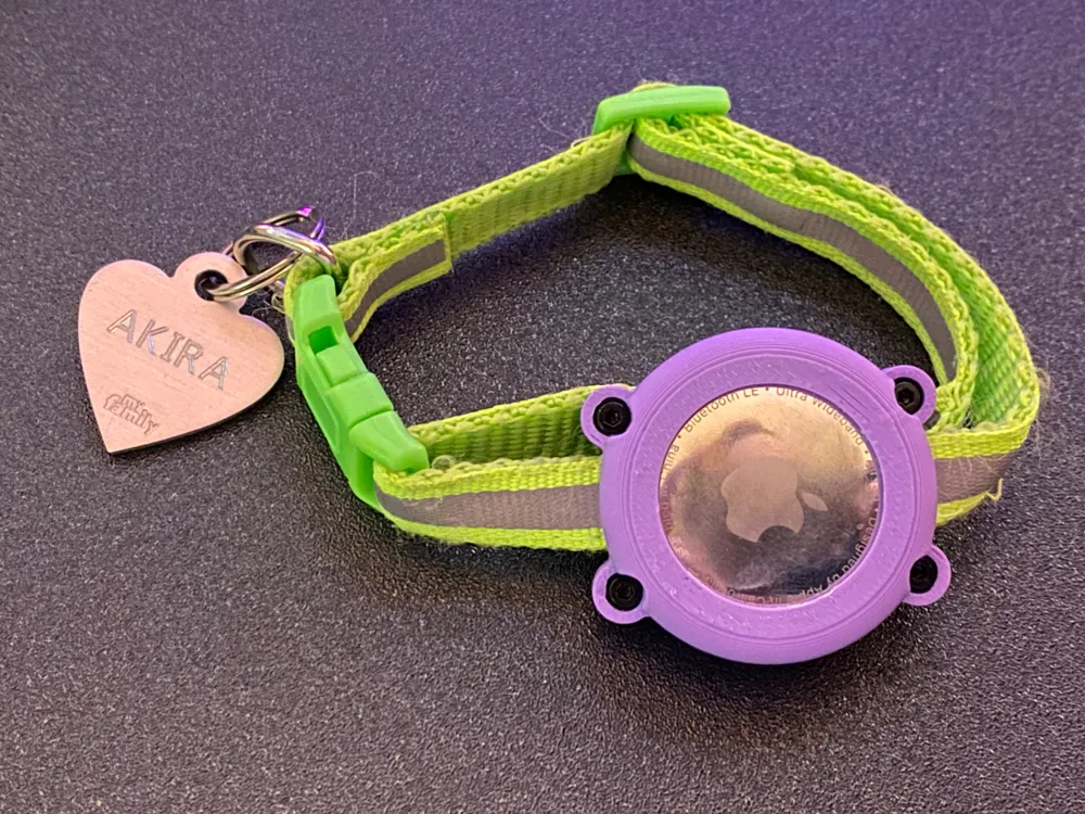 AirTag Adventure Tracker Collar for cats and dogs, photo 3 of 4 - Cat Grooming & Collars, pets