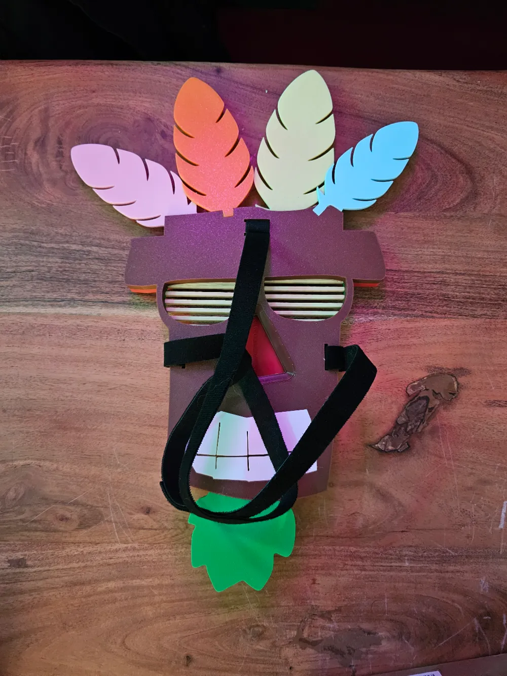 Aku Aku Wearable Mask (Crash Bandicoot), photo 4 of 4 - Masks, crashbandicoot