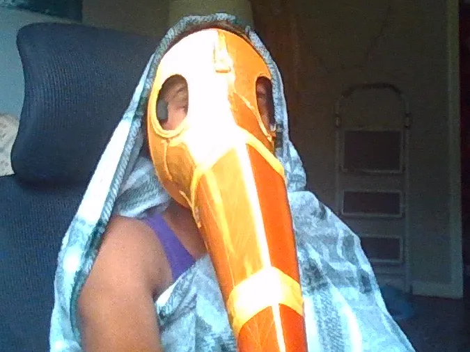 A Long Plague Doctor Mask