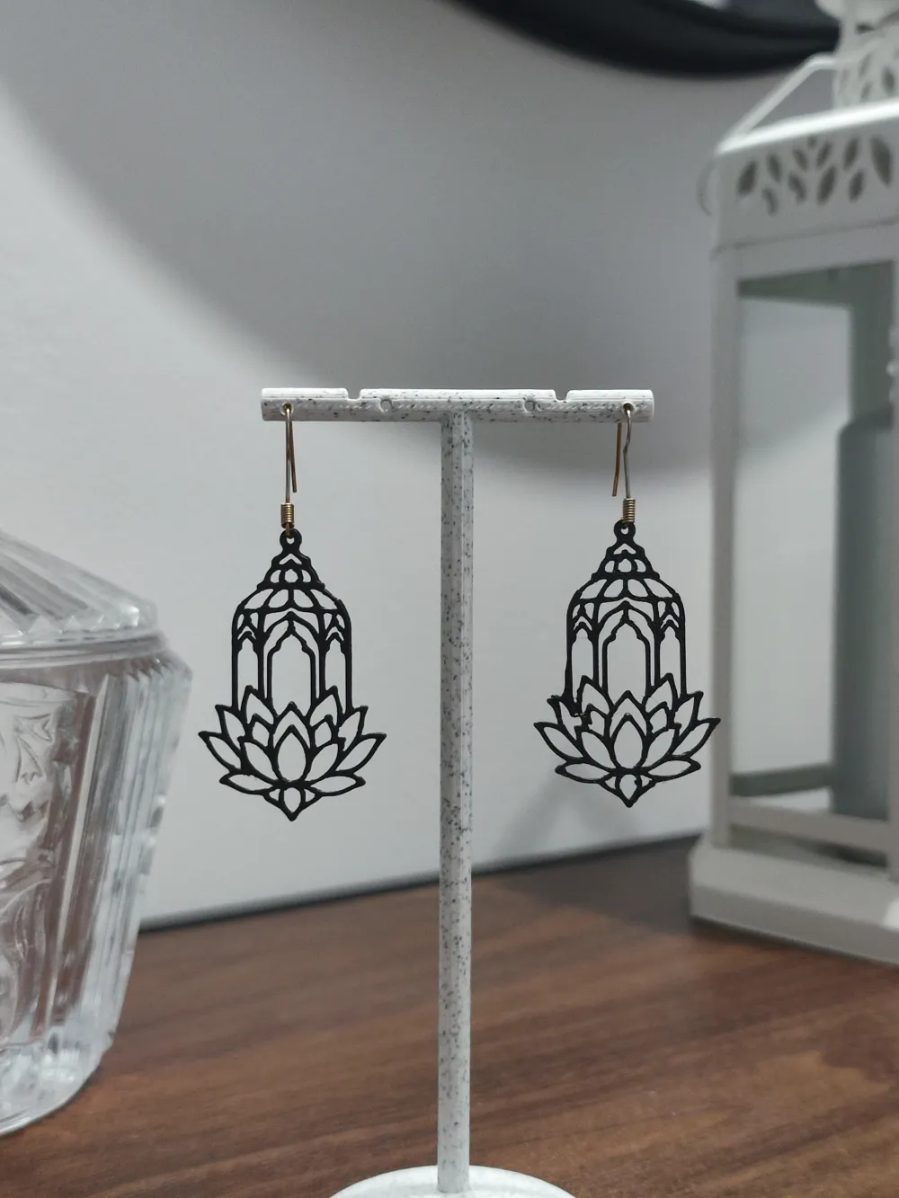 Aretes Loto de Al-Andalus, photo 2 of 4 - Aretes Loto de Al-Andalus Fashion