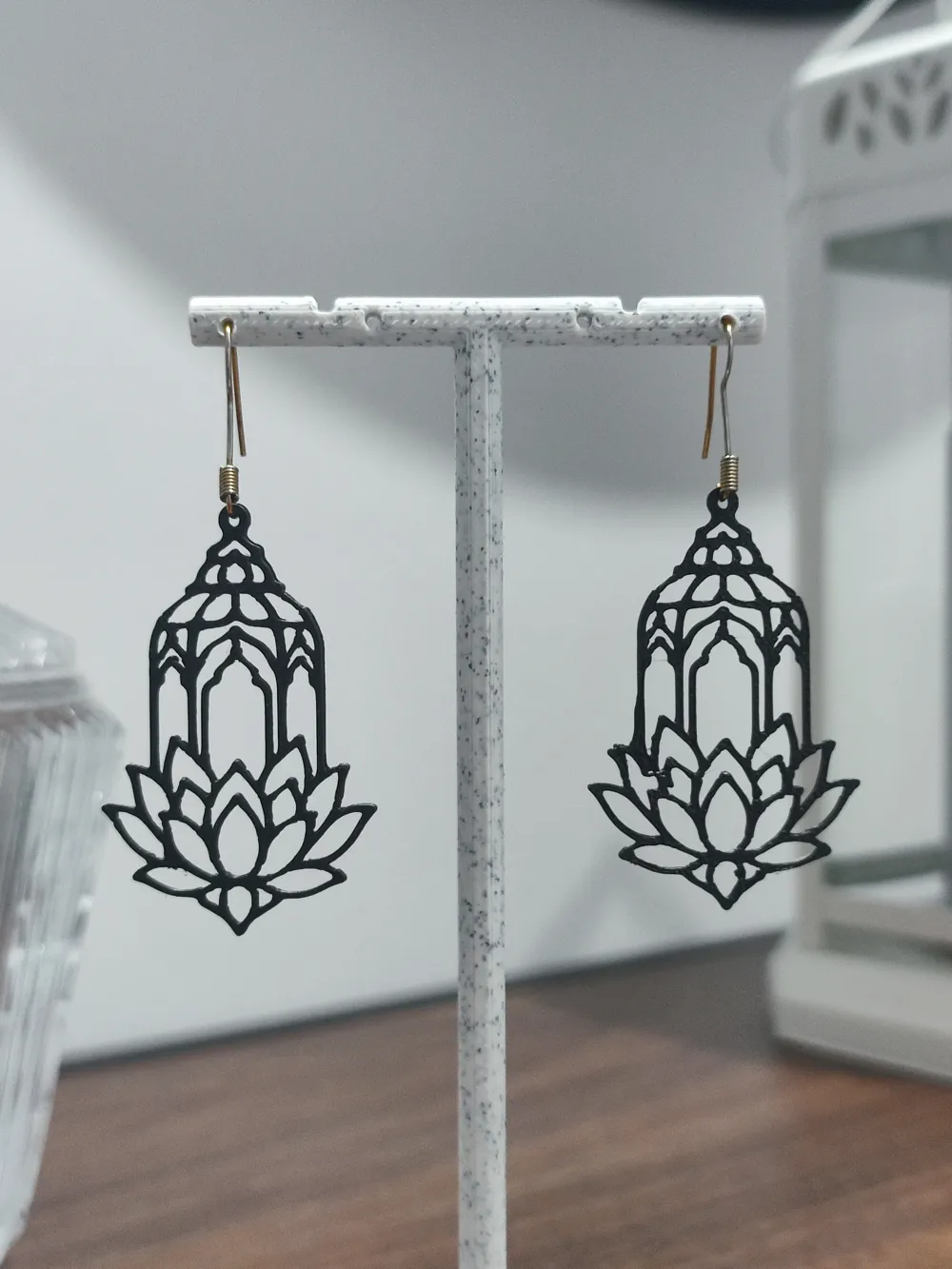 Aretes Loto de Al-Andalus, photo 3 of 4 - Aretes Loto de Al-Andalus Fashion