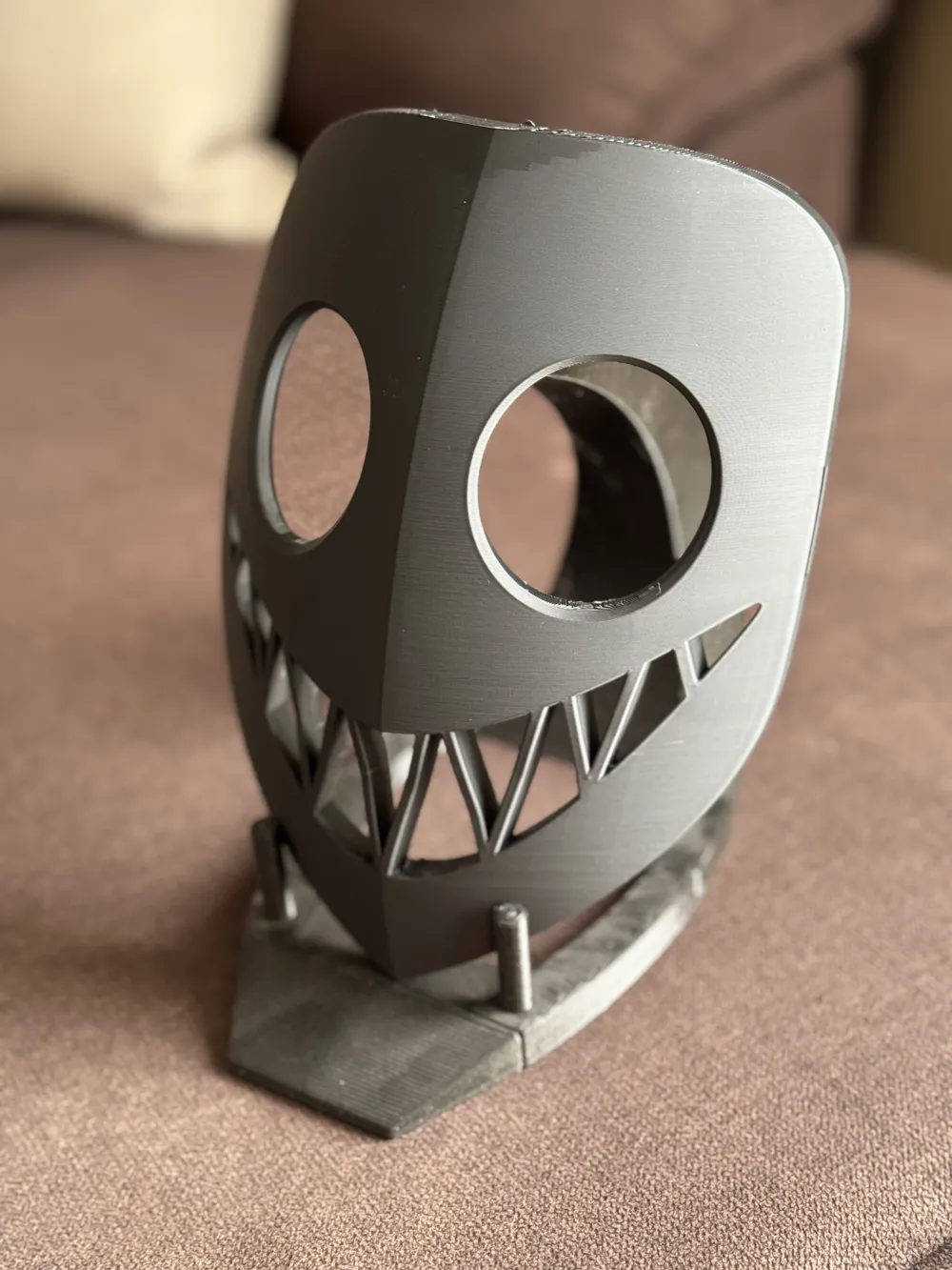 Alastor Expression Mask (Hazbin Hotel Inspired), photo 2 of 4 - Alastor Expression Mask (Hazbin Hotel Inspired) Props & Cosplay