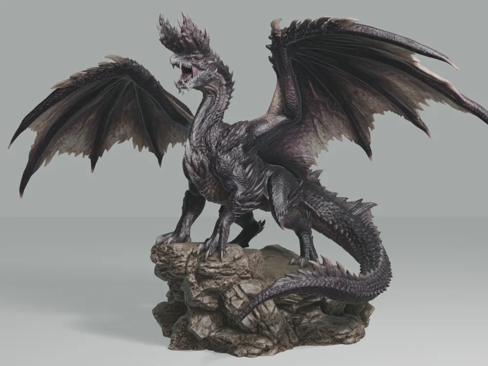 Monster Hunter Diorama #042, photo 3 of 4 - Monster Hunter Diorama #042 Miniatures