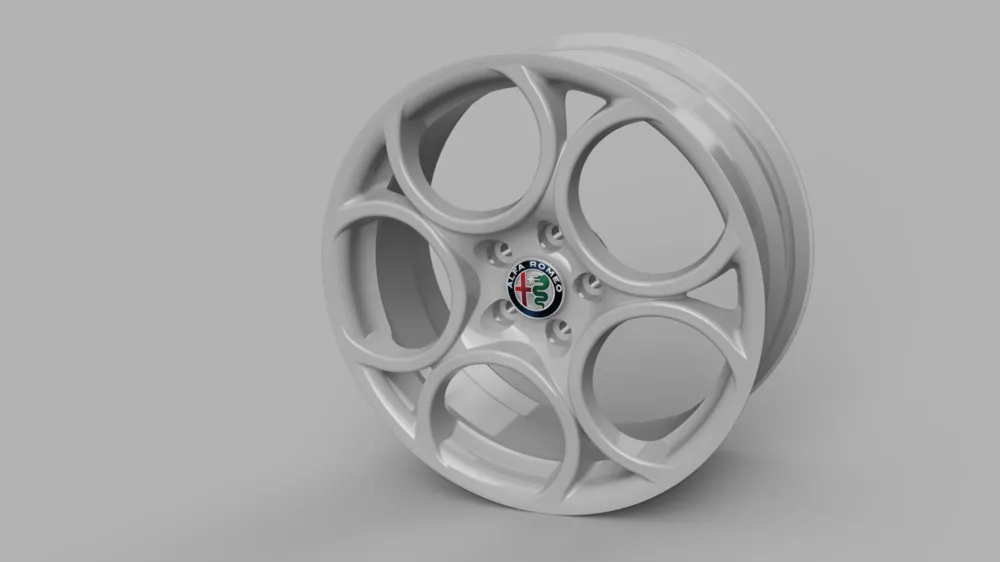 Alfa Romeo Wheel, photo 2 of 3 - Valve Caps & Wheel Accessories, Car & Vehicle