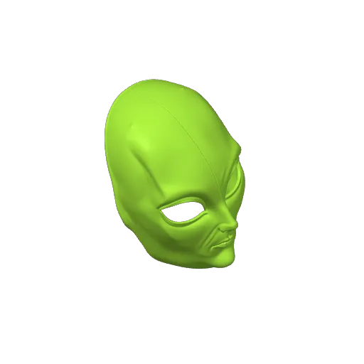 Alien Mask, photo 4 of 4 - Alien Mask Props & Cosplay