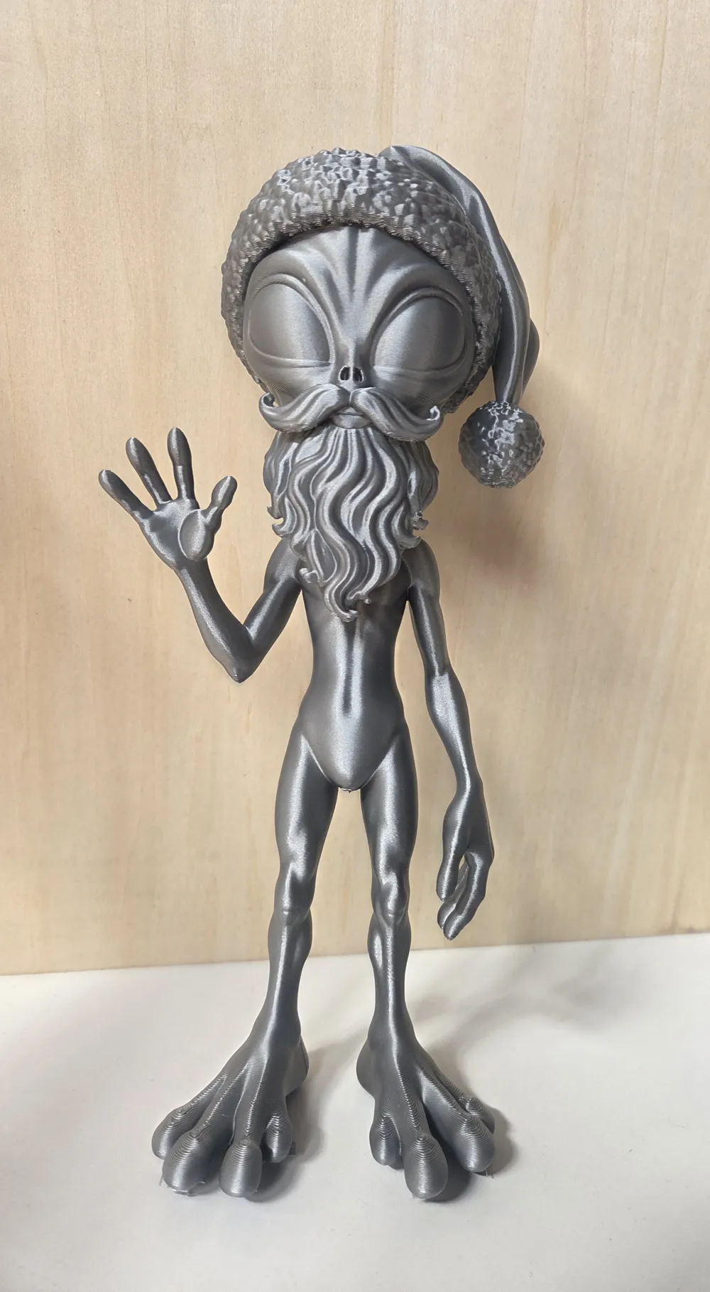 Alien Santa, photo 2 of 4 - Alien Santa Art