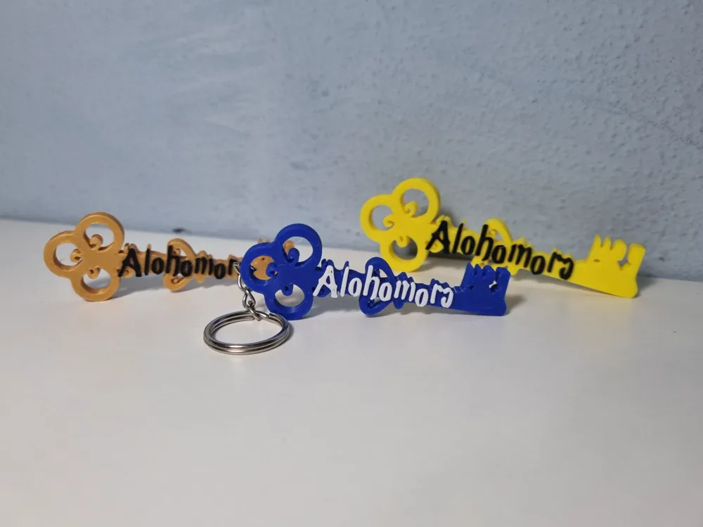 Alohomora Keychain (Harry Potter), photo 3 of 4 - Alohomora Keychain (Harry Potter) Keychains