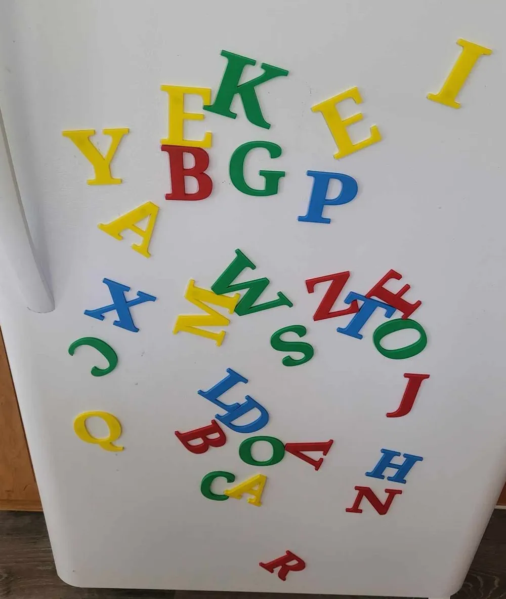 Alphabet Fridge Magnets, photo 2 of 4 - Alphabet Fridge Magnets Toys & Games