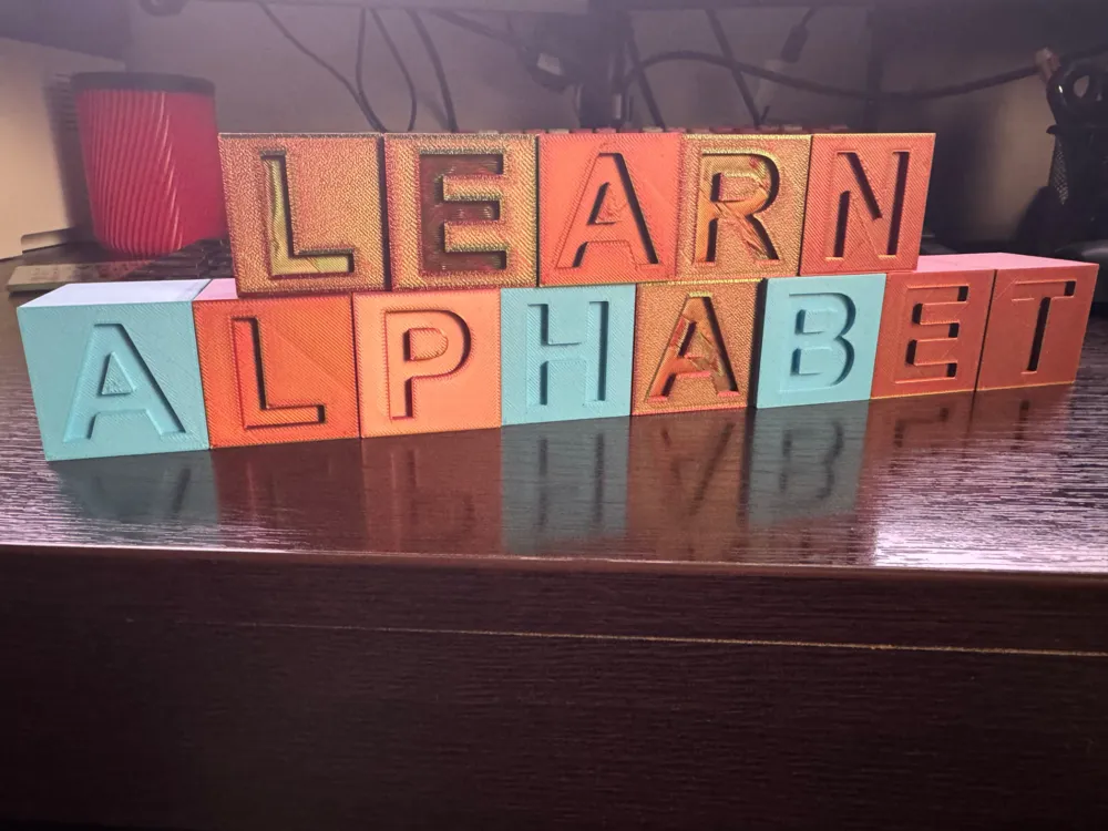 Alphabet learning cubes, photo 4 of 4 - Alphabet learning cubes Learning & STEM