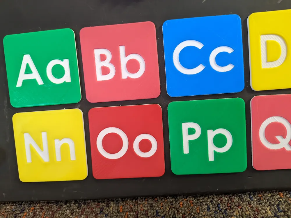 Alphabet & Number Tiles, photo 2 of 5 - Maths Learning Aids, education