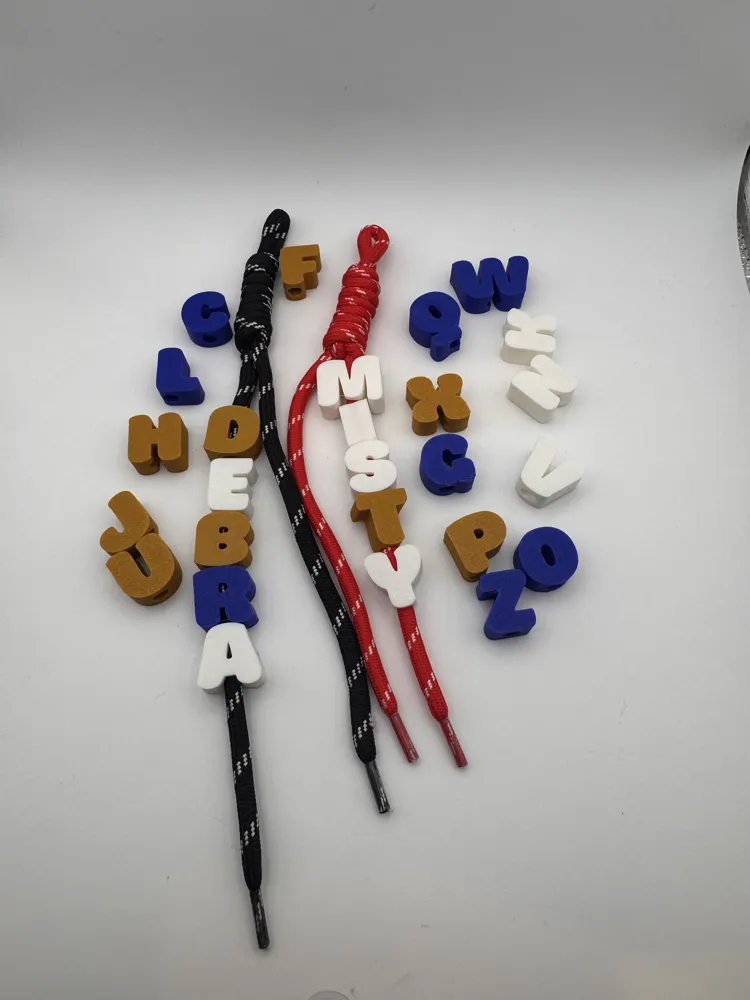 Alphabet Paracord Beads, photo 2 of 4 - Alphabet Paracord Beads Hobby & DIY