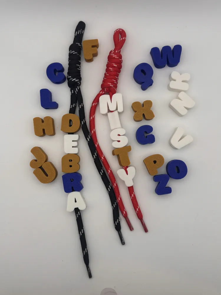 Alphabet Paracord Beads, photo 3 of 4 - Alphabet Paracord Beads Hobby & DIY