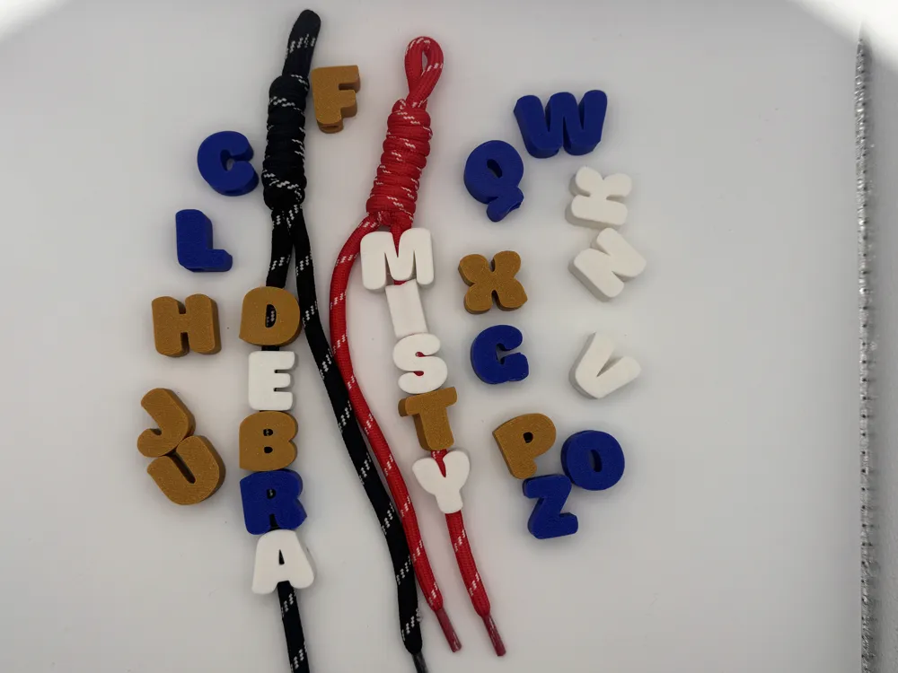 Alphabet Paracord Beads, photo 4 of 4 - Alphabet Paracord Beads Hobby & DIY
