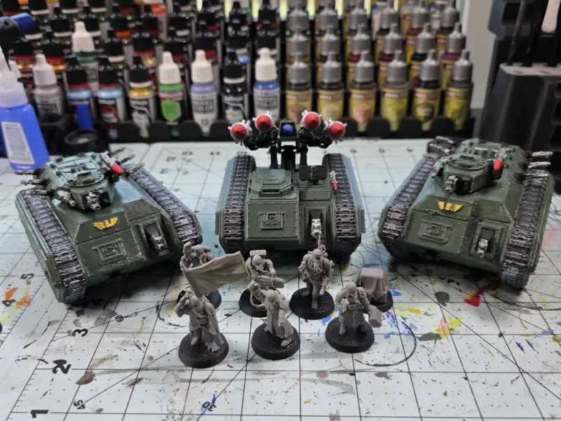 Aluminum Legends Leader Squad, photo 3 of 4 - Aluminum Legends Leader Squad Miniatures