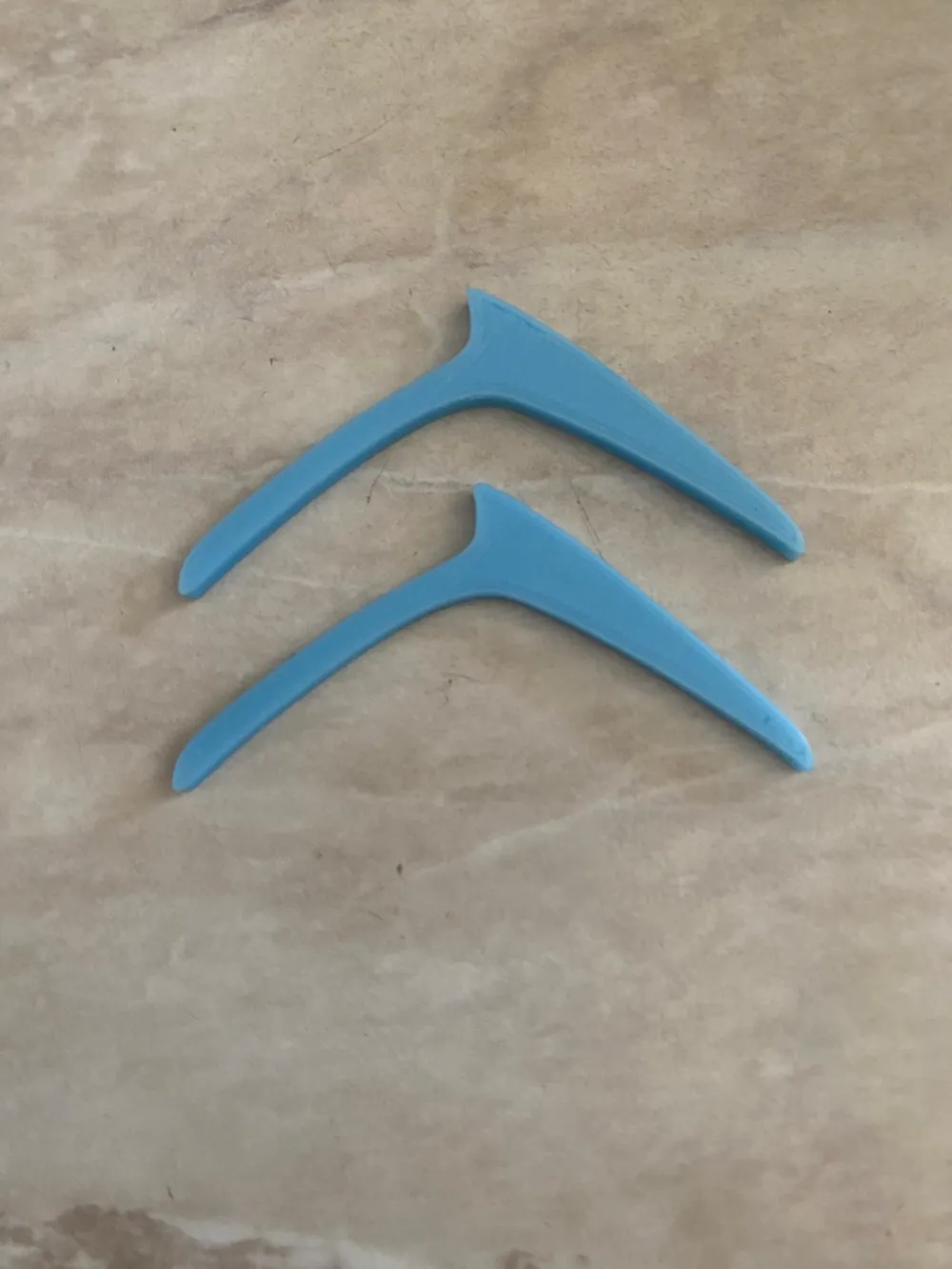 AMI CITROEN FLYING LOGO - PLA GLOW, photo 2 of 4 - Car Badges & Emblems, citroen ami