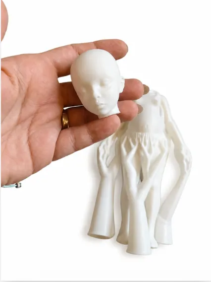 Pregnant Doll Figure, 25cm Customisable, photo 3 of 5 - Dolls & Pretend Play, statue