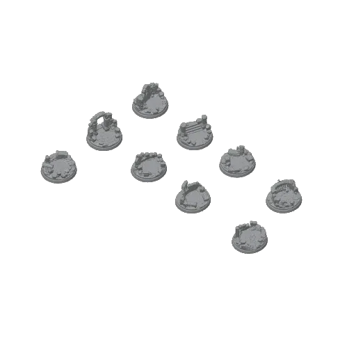 Ancient Ruins Bases Pack 32mm, photo 4 of 4 - Ancient Ruins Bases Pack 32mm Miniatures