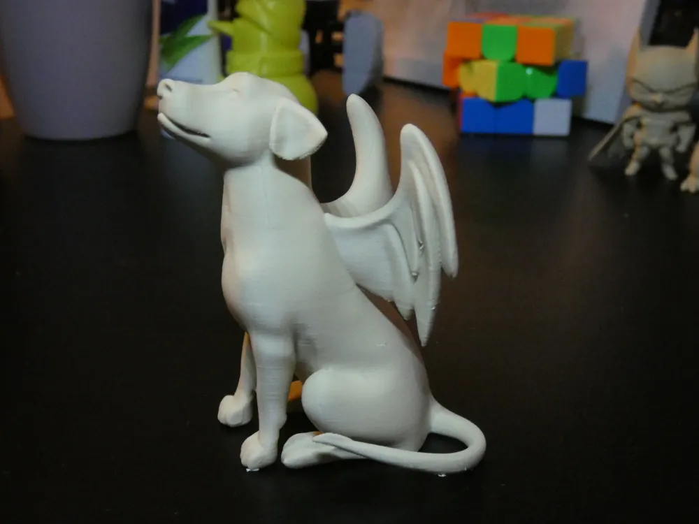 Angel Dog Memorial, Winged Pet Tribute, photo 4 of 4 - Angel Dog Memorial, Winged Pet Tribute Pets