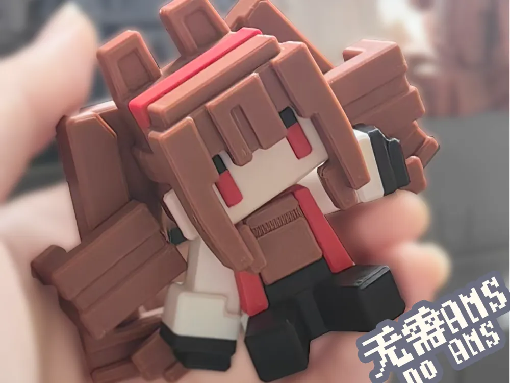 安洁莉娜 明日方舟 像素风坐姿小玩偶, photo 3 of 4 - 安洁莉娜 明日方舟 像素风坐姿小玩偶 Figurines & Collectibles
