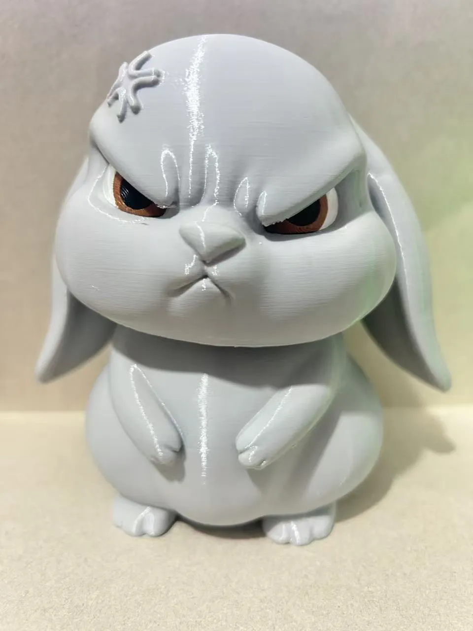 Angry and cute lop-eared rabbit, multi-color and multi-part, required, photo 2 of 4 - Wild Animal Figurines, Rabbit 2026