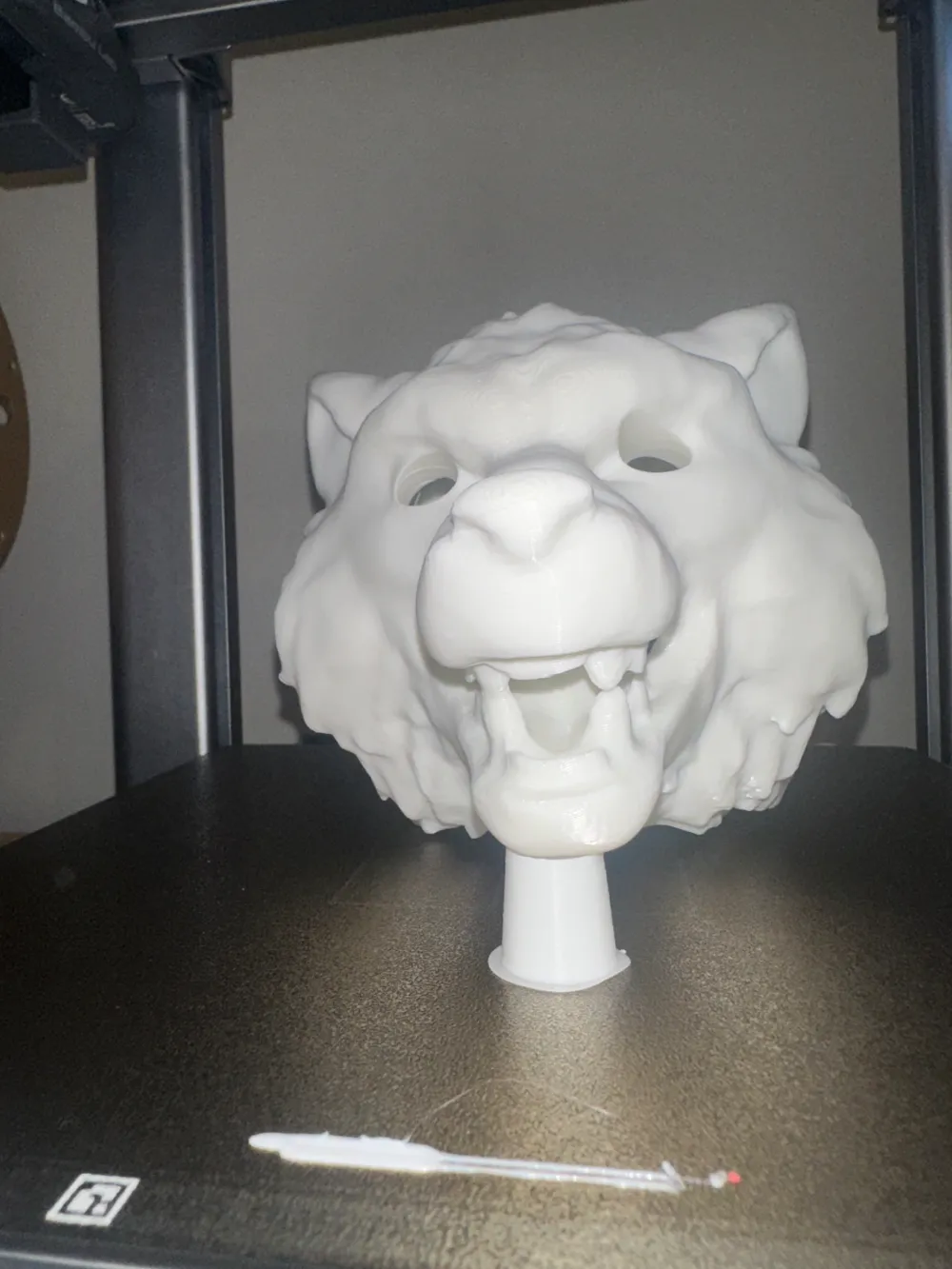 Angry Wolf Mask, photo 4 of 4 - Animal Masks, lobo