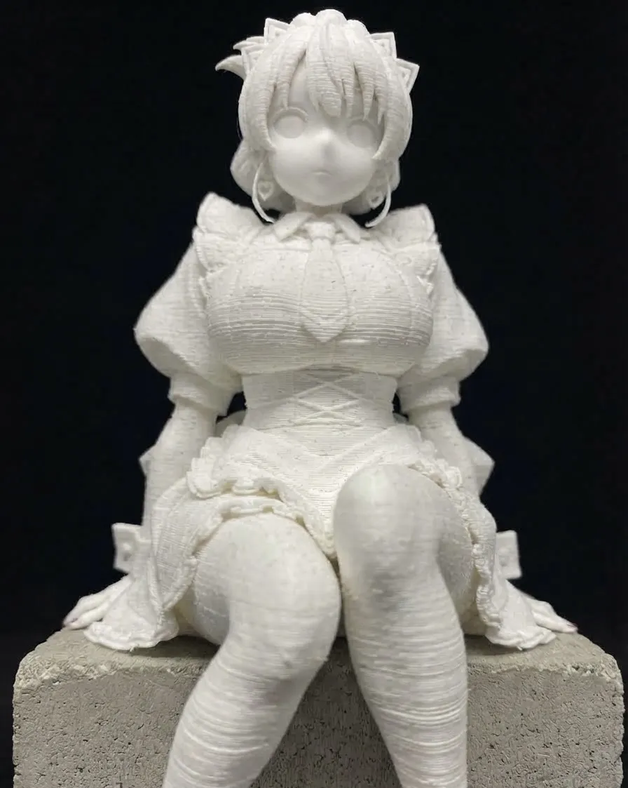 Anime Girl Figure Nagi in a Maid Outfit, photo 2 of 4 - Anime Girl Figure Nagi in a Maid Outfit Toys & Games