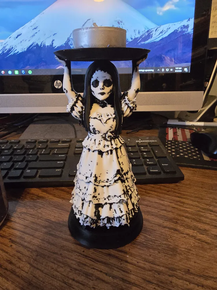 Annabelle tea lamp candle holder, photo 3 of 4 - Annabelle tea lamp candle holder Home Decor Items