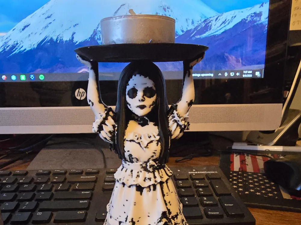 Annabelle tea lamp candle holder, photo 4 of 4 - Annabelle tea lamp candle holder Home Decor Items
