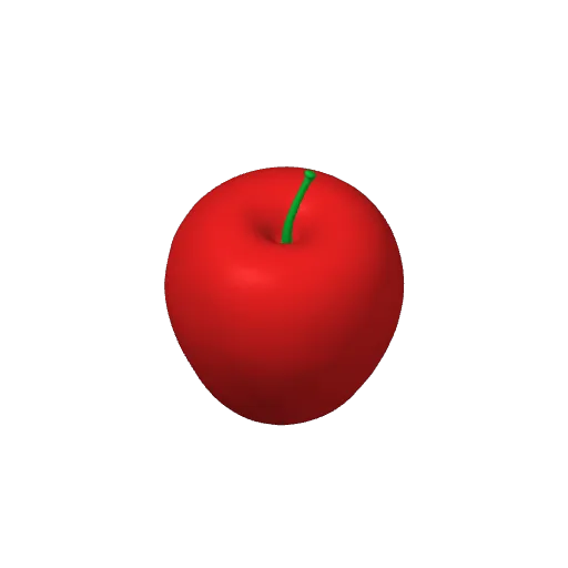 Apple with stem, photo 3 of 4 - Apple with stem Household